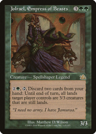 Jolrael, Empress of Beasts [Prophecy] | Jomio and Rueliete's Cards and Comics