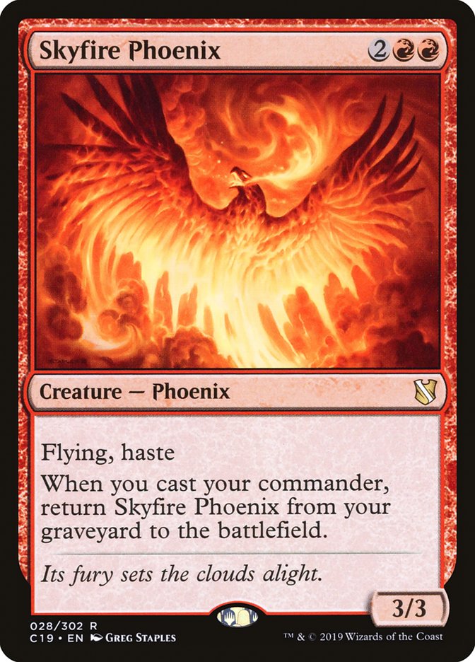 Skyfire Phoenix [Commander 2019] | Jomio and Rueliete's Cards and Comics