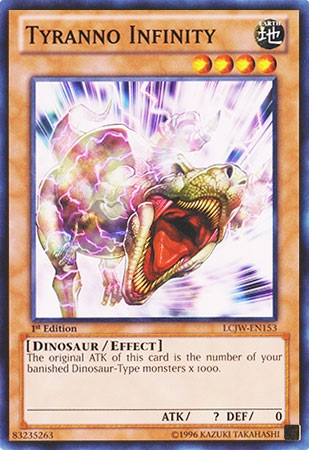 Tyranno Infinity [LCJW-EN153] Common | Jomio and Rueliete's Cards and Comics