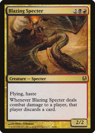 Blazing Specter [Duel Decks: Ajani vs. Nicol Bolas] | Jomio and Rueliete's Cards and Comics