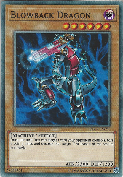 Blowback Dragon [OP07-EN025] Common | Jomio and Rueliete's Cards and Comics