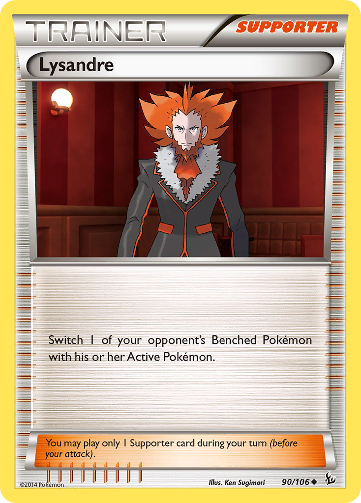 Lysandre (90/106) [XY: Flashfire] | Jomio and Rueliete's Cards and Comics