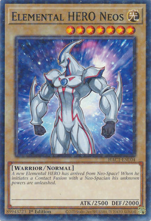 Elemental HERO Neos (Duel Terminal) [HAC1-EN004] Parallel Rare | Jomio and Rueliete's Cards and Comics