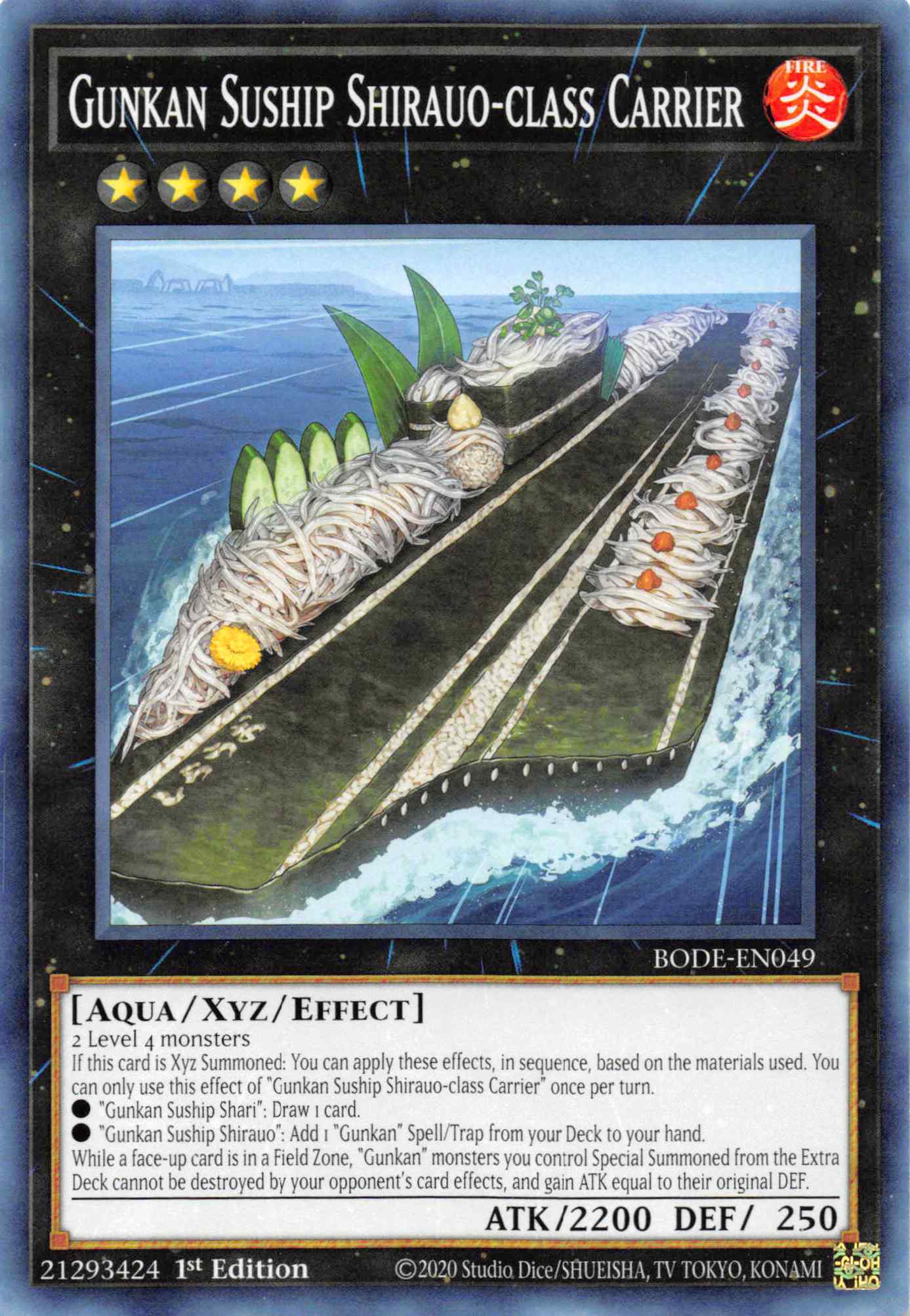 Gunkan Suship Shirauo-class Carrier [BODE-EN049] Common | Jomio and Rueliete's Cards and Comics