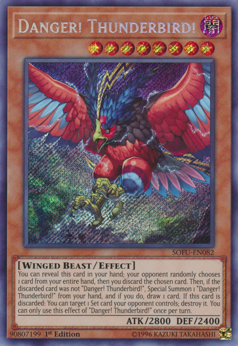 Danger! Thunderbird! [SOFU-EN082] Secret Rare | Jomio and Rueliete's Cards and Comics
