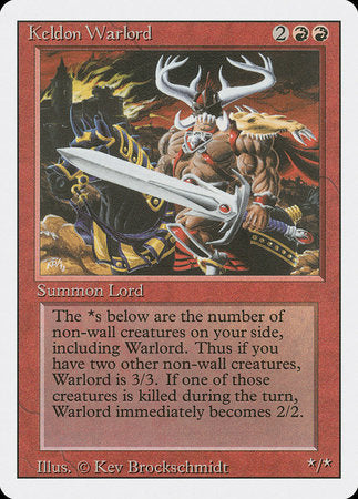 Keldon Warlord [Revised Edition] | Jomio and Rueliete's Cards and Comics