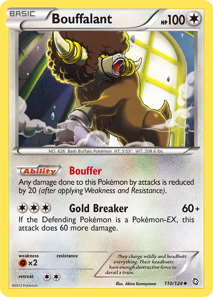 Bouffalant (110/124) [Black & White: Dragons Exalted] | Jomio and Rueliete's Cards and Comics