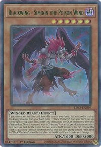 Blackwing - Simoon the Poison Wind (Green) [LDS2-EN040] Ultra Rare | Jomio and Rueliete's Cards and Comics
