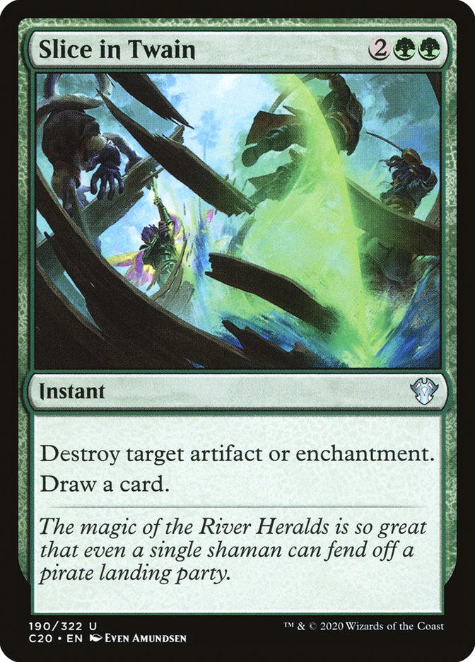 Slice in Twain [Commander 2020] | Jomio and Rueliete's Cards and Comics