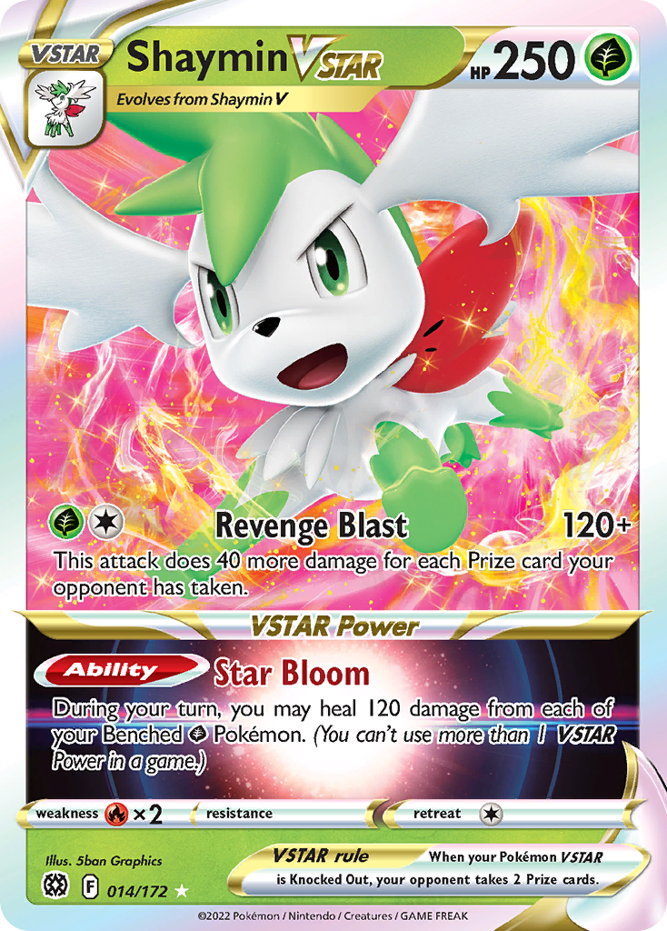 Shaymin VSTAR (014/172) (Jumbo Card) [Sword & Shield: Brilliant Stars] | Jomio and Rueliete's Cards and Comics