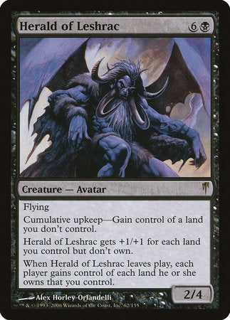 Herald of Leshrac [Coldsnap] | Jomio and Rueliete's Cards and Comics