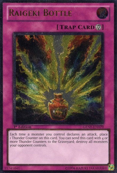 Raigeki Bottle (UTR) [GENF-EN079] Ultimate Rare | Jomio and Rueliete's Cards and Comics