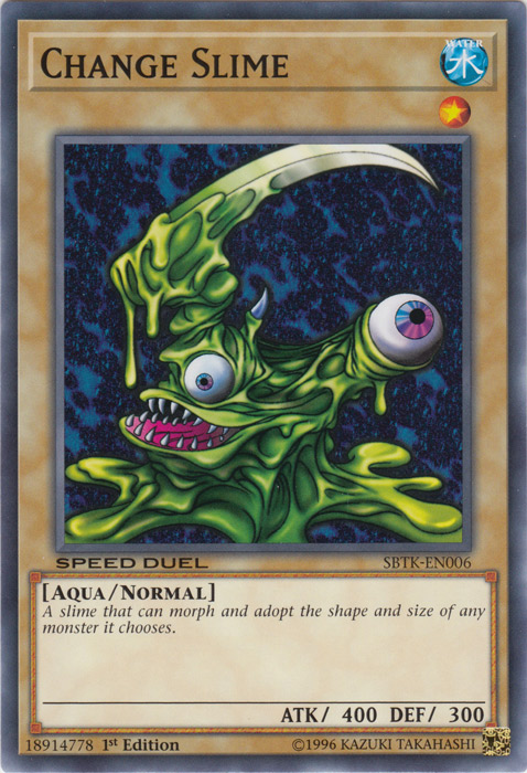 Change Slime [SBTK-EN006] Common | Jomio and Rueliete's Cards and Comics
