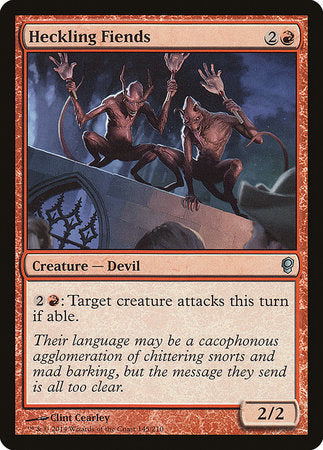 Heckling Fiends [Conspiracy] | Jomio and Rueliete's Cards and Comics