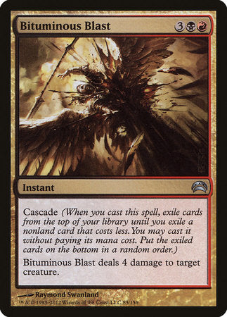 Bituminous Blast [Planechase 2012] | Jomio and Rueliete's Cards and Comics