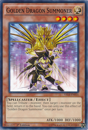Golden Dragon Summoner [YS14-EN016] Common | Jomio and Rueliete's Cards and Comics