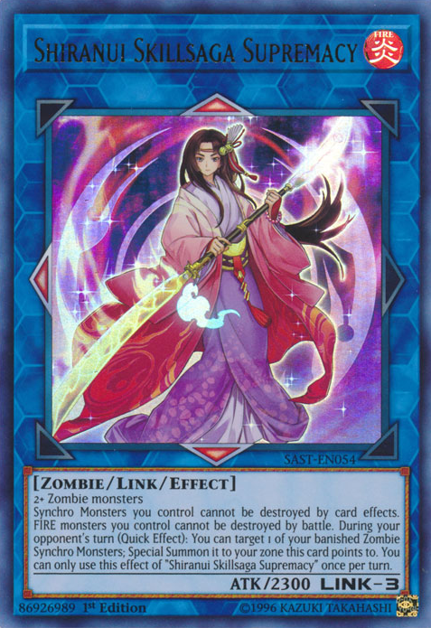 Shiranui Skillsaga Supremacy [SAST-EN054] Ultra Rare | Jomio and Rueliete's Cards and Comics