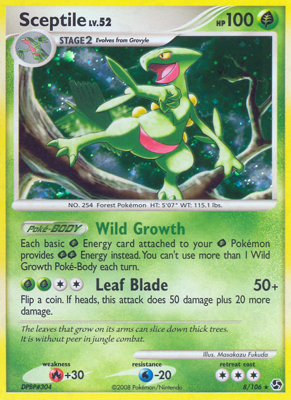 Sceptile (8/106) [Diamond & Pearl: Great Encounters] | Jomio and Rueliete's Cards and Comics