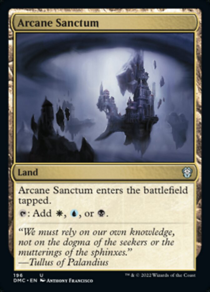 Arcane Sanctum [Dominaria United Commander] | Jomio and Rueliete's Cards and Comics