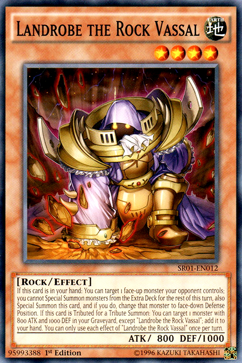 Landrobe the Rock Vassal [SR01-EN012] Common | Jomio and Rueliete's Cards and Comics