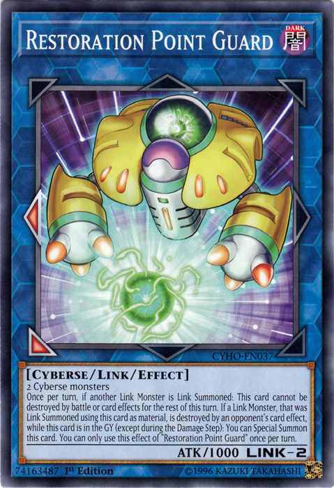 Restoration Point Guard [CYHO-EN037] Common | Jomio and Rueliete's Cards and Comics