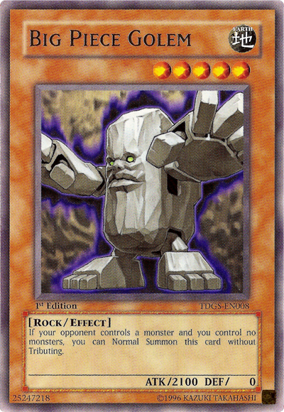 Big Piece Golem [TDGS-EN008] Rare | Jomio and Rueliete's Cards and Comics