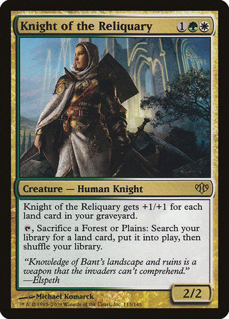 Knight of the Reliquary [Conflux] | Jomio and Rueliete's Cards and Comics