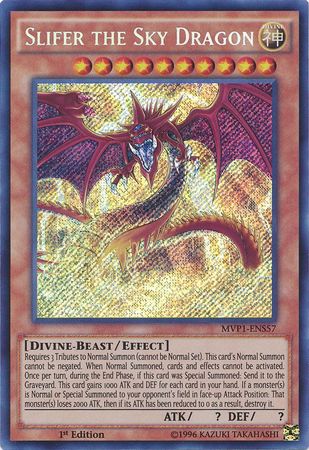 Slifer the Sky Dragon [MVP1-ENS57] Secret Rare | Jomio and Rueliete's Cards and Comics