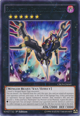 Raidraptor - Revolution Falcon [CROS-EN049] Rare | Jomio and Rueliete's Cards and Comics