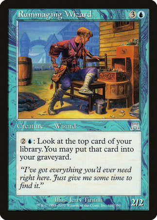 Rummaging Wizard [Onslaught] | Jomio and Rueliete's Cards and Comics