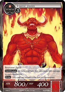 Flame Djinn (1-064) [The Dawn of Valhalla] | Jomio and Rueliete's Cards and Comics