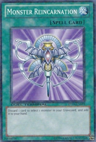 Monster Reincarnation [DT04-EN095] Common | Jomio and Rueliete's Cards and Comics