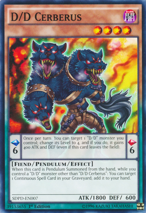 D/D Cerberus [SDPD-EN007] Common | Jomio and Rueliete's Cards and Comics