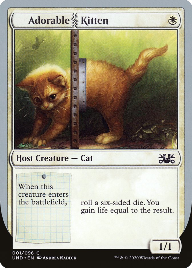 Adorable Kitten [Unsanctioned] | Jomio and Rueliete's Cards and Comics