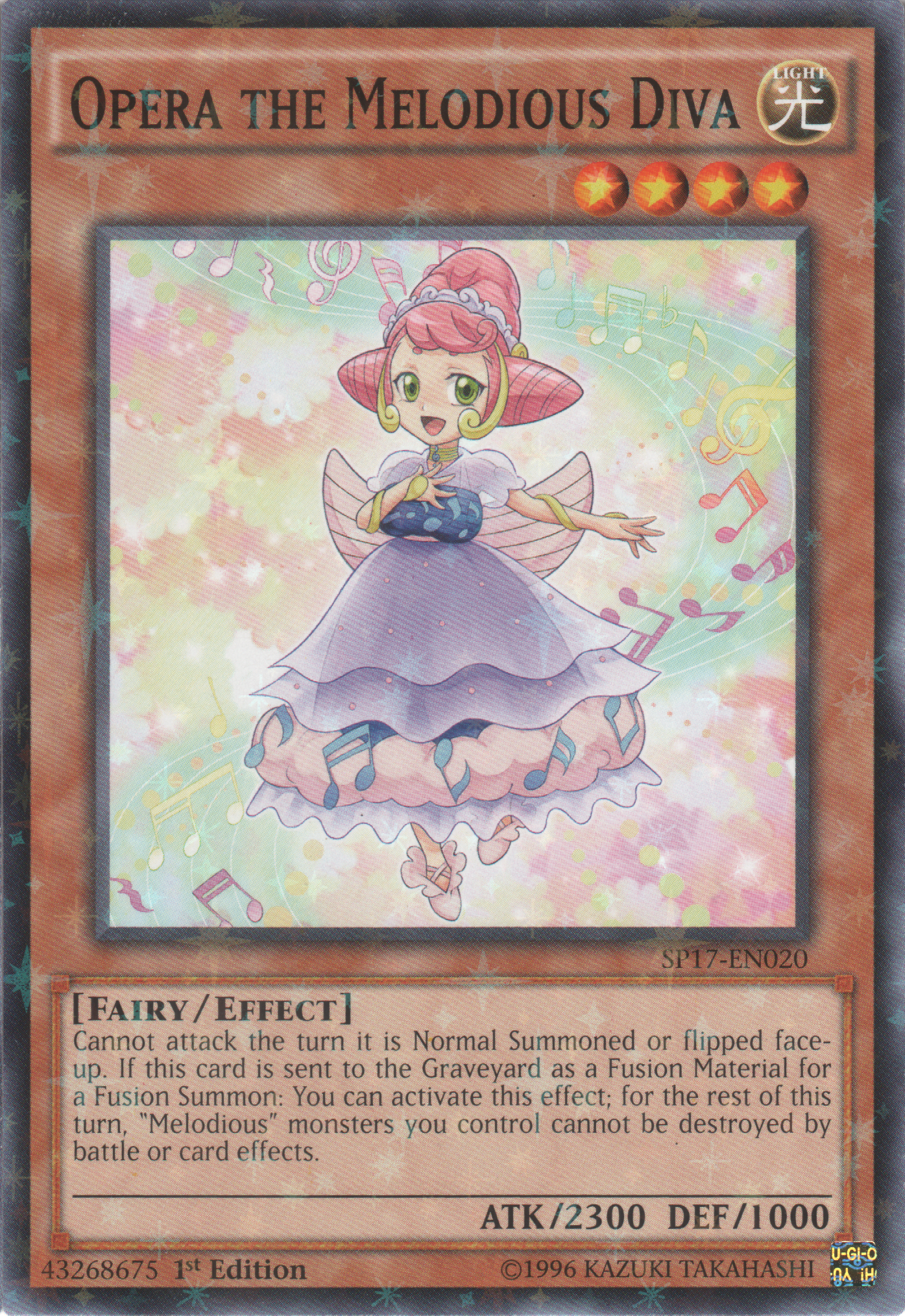 Opera the Melodious Diva (Starfoil) [SP17-EN020] Starfoil Rare | Jomio and Rueliete's Cards and Comics