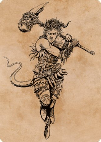 Karlach, Fury of Avernus Art Card (54) [Commander Legends: Battle for Baldur's Gate Art Series] | Jomio and Rueliete's Cards and Comics