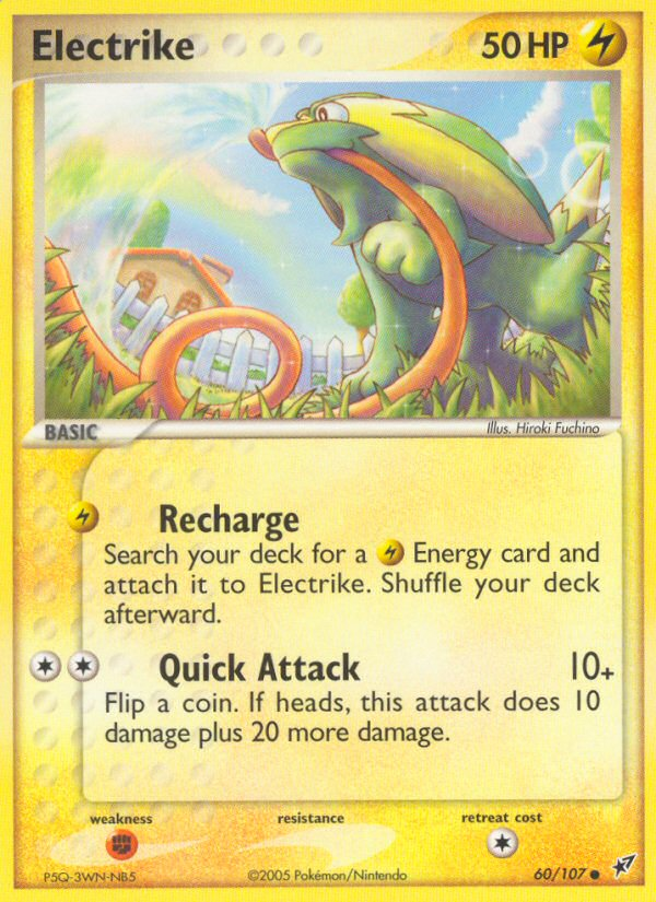 Electrike (60/107) [EX: Deoxys] | Jomio and Rueliete's Cards and Comics