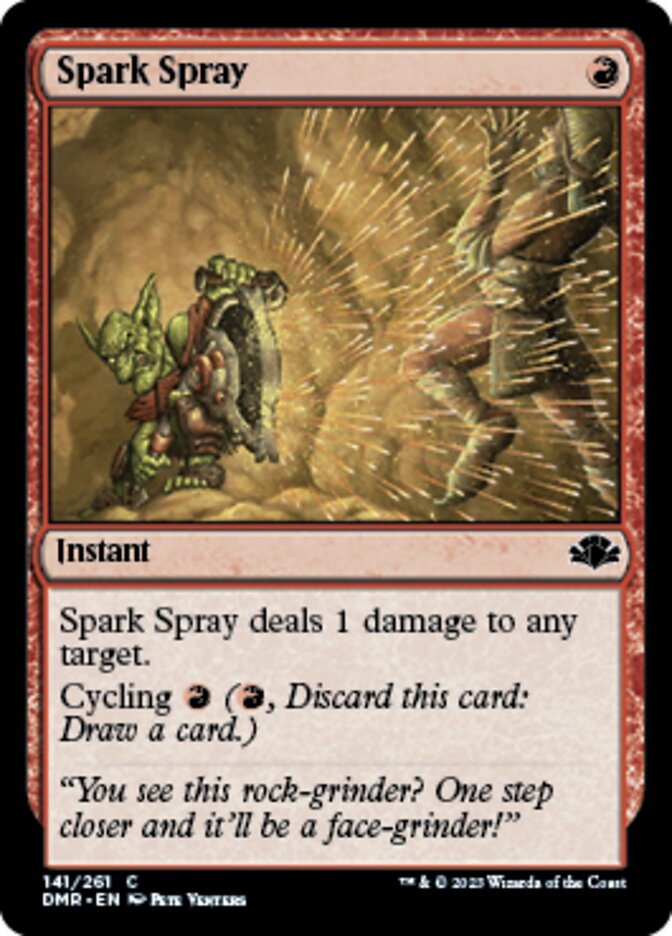 Spark Spray [Dominaria Remastered] | Jomio and Rueliete's Cards and Comics