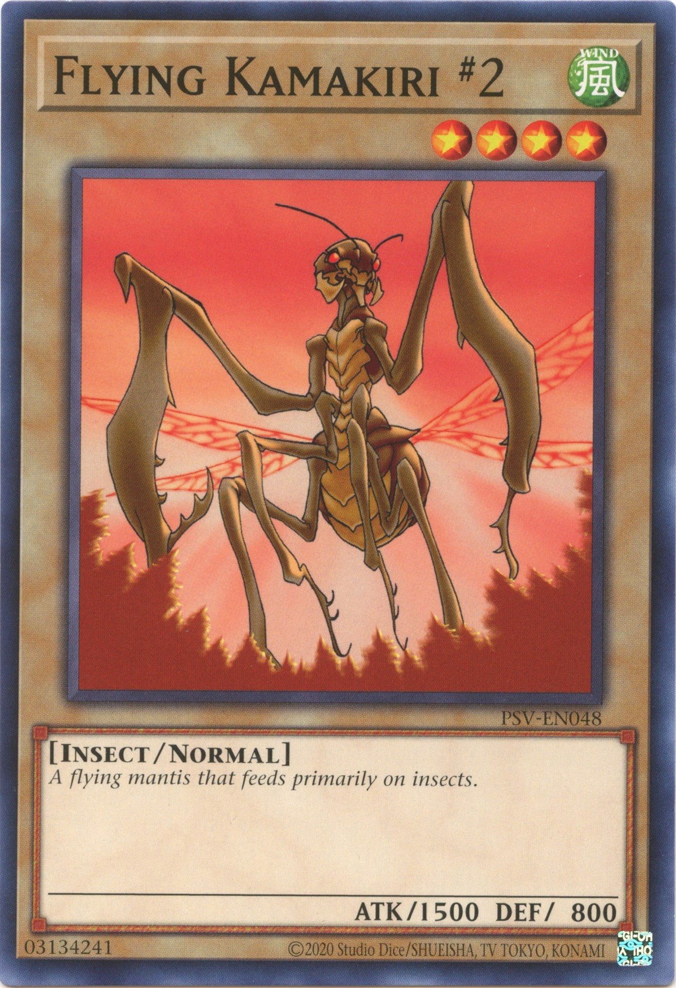 Flying Kamakiri #2 (25th Anniversary) [PSV-EN048] Common | Jomio and Rueliete's Cards and Comics