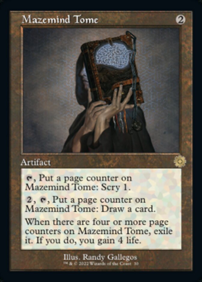 Mazemind Tome (Retro) [The Brothers' War Retro Artifacts] | Jomio and Rueliete's Cards and Comics