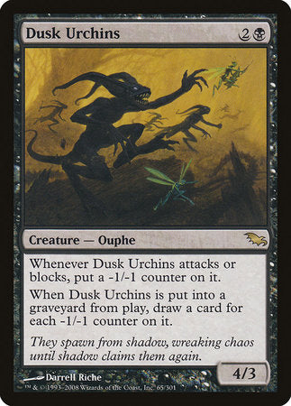Dusk Urchins [Shadowmoor] | Jomio and Rueliete's Cards and Comics