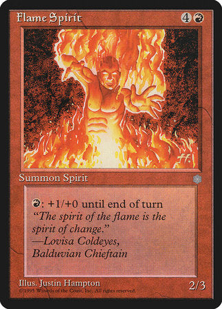 Flame Spirit [Ice Age] | Jomio and Rueliete's Cards and Comics