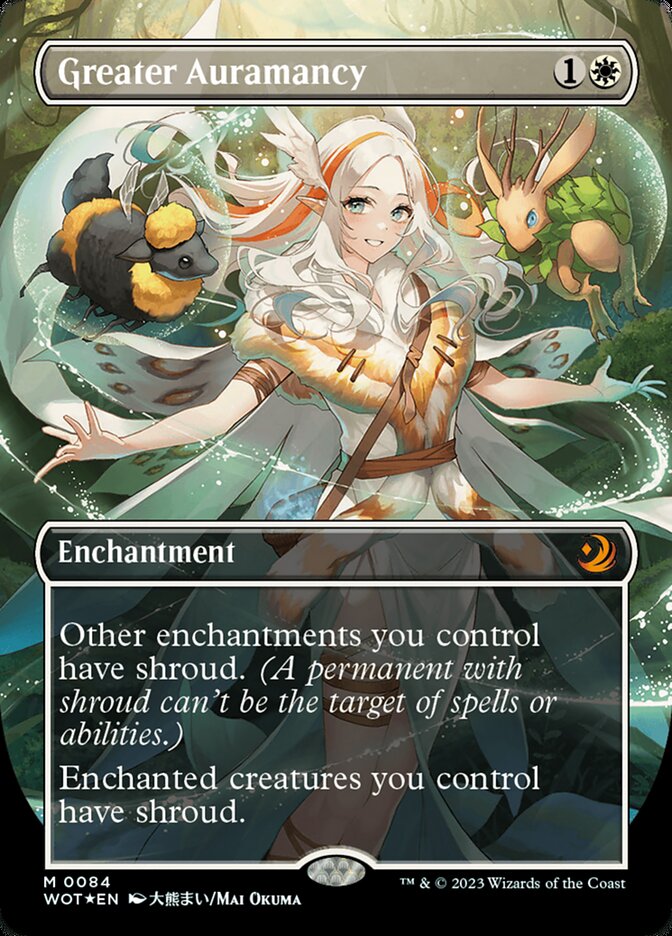 Greater Auramancy (Anime Borderless) (Confetti Foil) [Wilds of Eldraine: Enchanting Tales] | Jomio and Rueliete's Cards and Comics