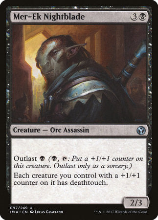 Mer-Ek Nightblade [Iconic Masters] | Jomio and Rueliete's Cards and Comics