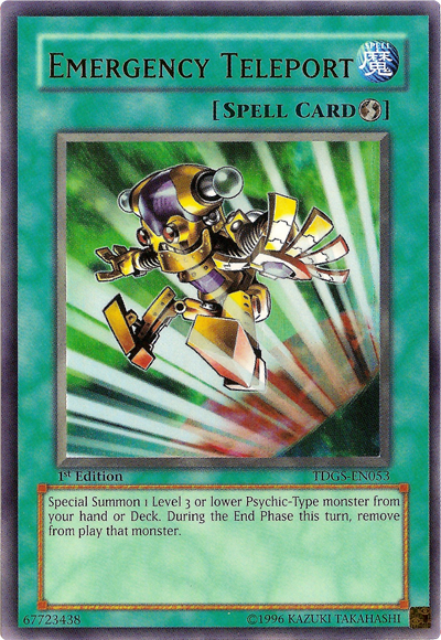 Emergency Teleport [TDGS-EN053] Ultra Rare | Jomio and Rueliete's Cards and Comics