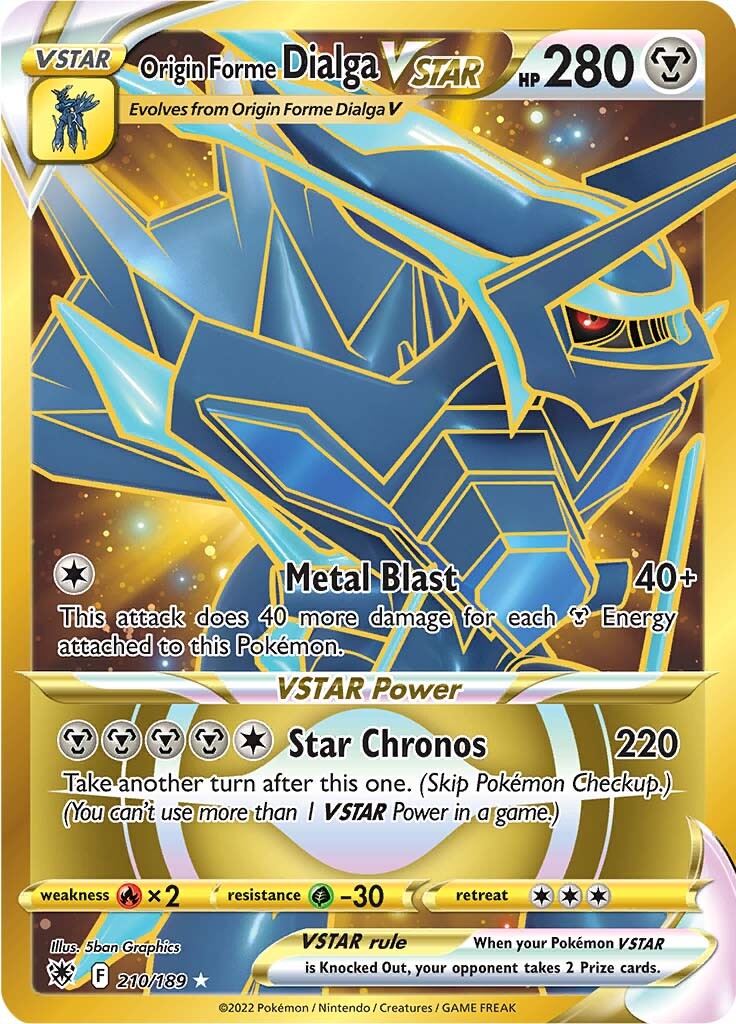 Origin Forme Dialga VSTAR (210/189) [Sword & Shield: Astral Radiance] | Jomio and Rueliete's Cards and Comics
