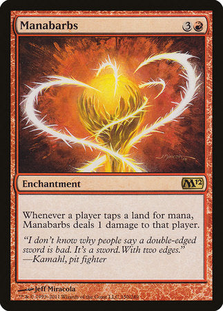 Manabarbs [Magic 2012] | Jomio and Rueliete's Cards and Comics