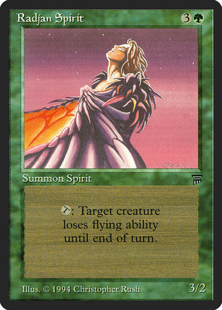 Radjan Spirit [Legends] | Jomio and Rueliete's Cards and Comics