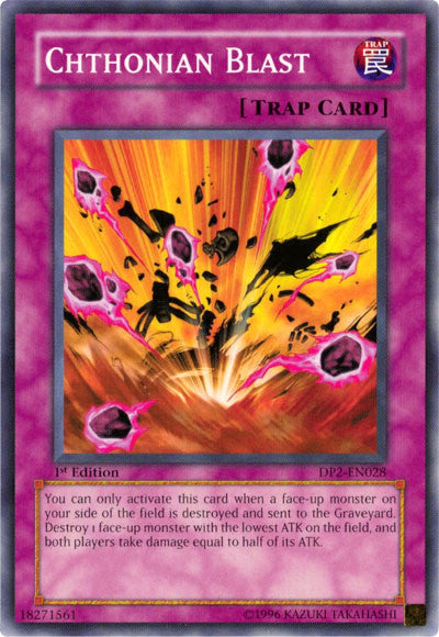 Chthonian Blast [DP2-EN028] Common | Jomio and Rueliete's Cards and Comics