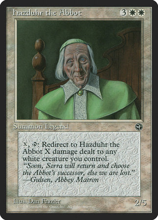 Hazduhr the Abbot [Homelands] | Jomio and Rueliete's Cards and Comics